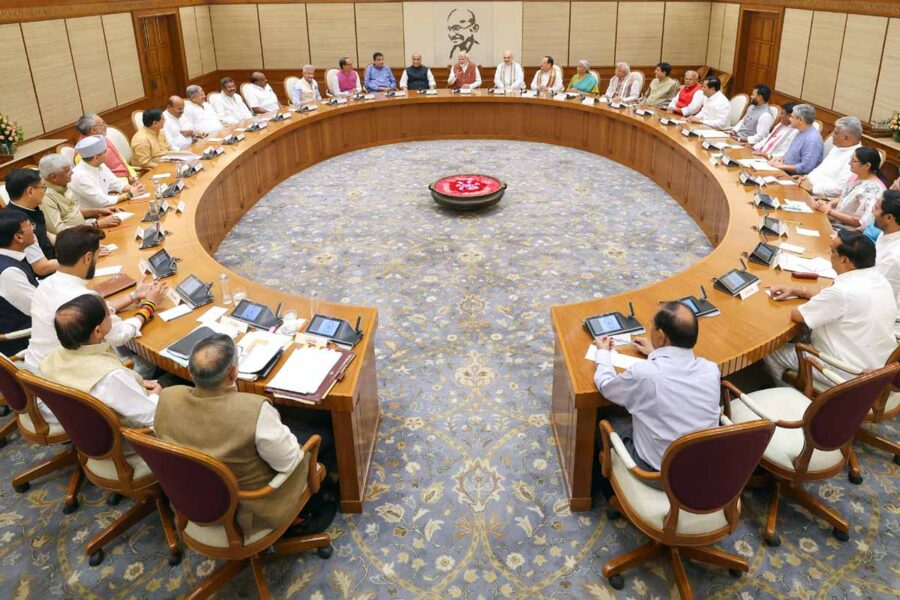 PM Modi chairs 1st cabinet meeting of new government.