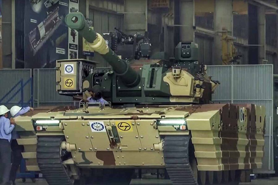 India's Zorawar Light Tank. Co-developed by DRDO and Larsen & Toubro (L&T).