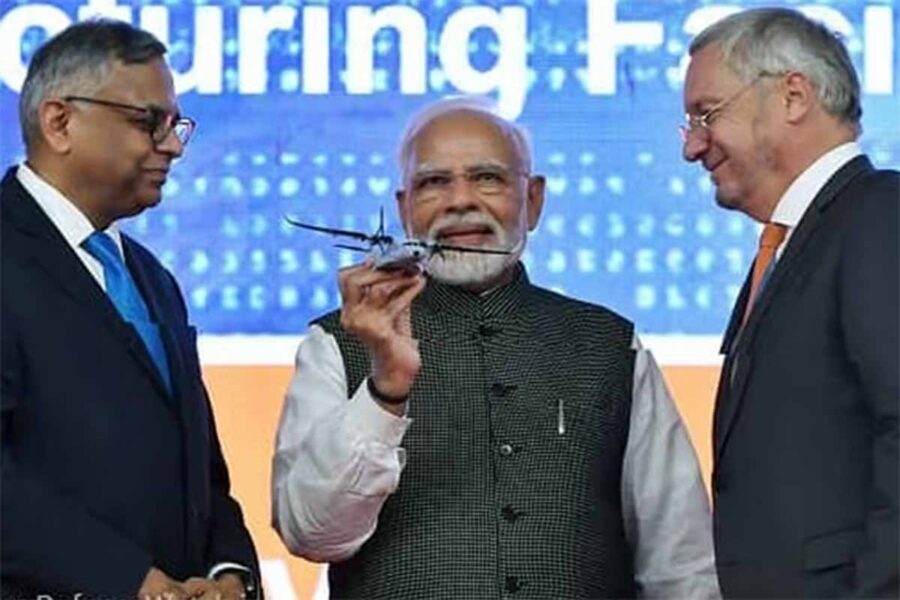 PM Modi had laid the foundation of Tata-Airbus plant in Vadodara (File Photo).