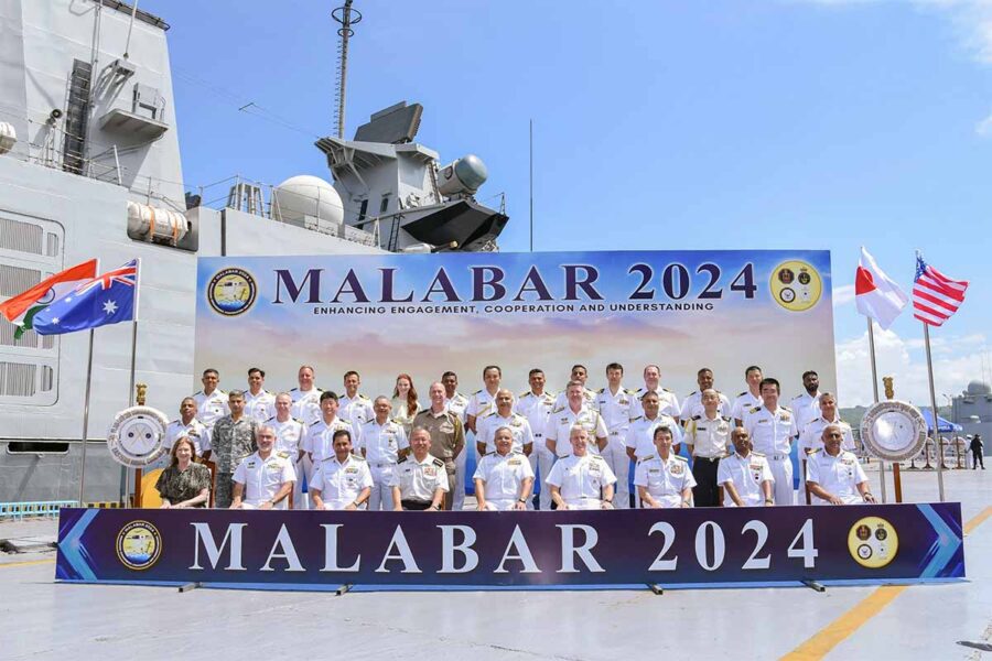 Malabar 2024 Naval Exercise.