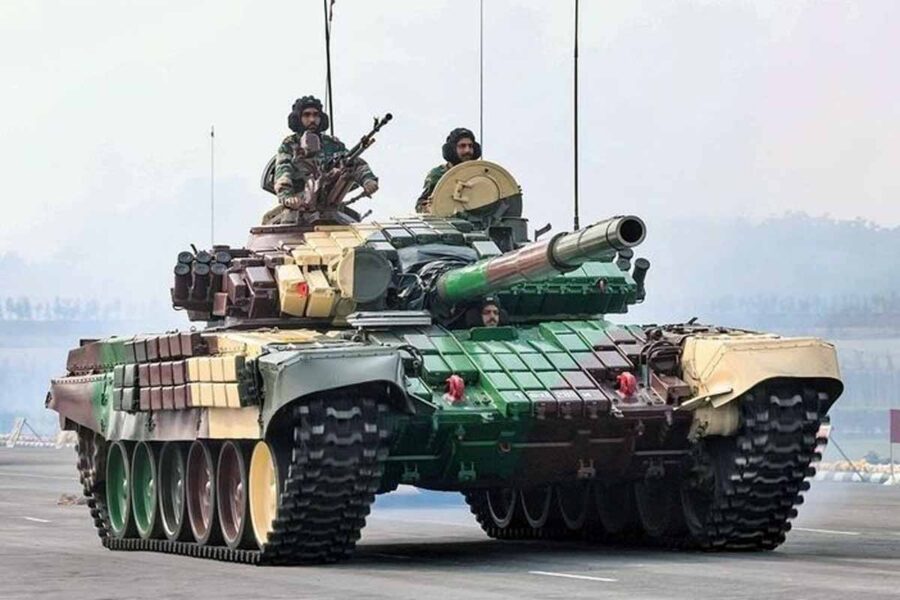 Indian Army's T-72 MBT.